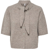 ONLY ONLY Damen Cardigan ONLLANA Cardigan Taupe Gray Mel/Fmop