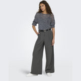 ONLY ONLY Damen Hosen ONLSVEA Pant Dark grey melange