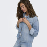 ONLY ONLY Damen Jacke ONLMIKA Denim Jacket Light Blue Denim