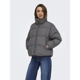 ONLY ONLY Damen Jacke ONLSERENA Jacket Chipmunk BLUE AND OFF WHITE CHECK