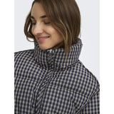 ONLY ONLY Damen Jacke ONLSERENA Jacket Chipmunk BLUE AND OFF WHITE CHECK