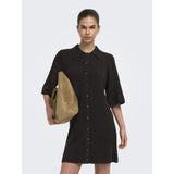 ONLY ONLY Damen Kleid ONLALIVIA Dress Coffee Bean Dtm Button/Melange