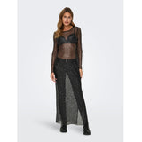 ONLY ONLY Damen Kleid ONLDONNA Restudsalg Black SEQUINS= BLACK AND SILVER