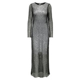 ONLY ONLY Damen Kleid ONLDONNA Restudsalg Black SEQUINS= BLACK AND SILVER