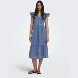 ONLY ONLY Damen Kleid ONLSHANIA Dress Medium blue denim