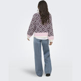 ONLY ONLY Damen Rollkragen Knit Birch Fig/Cyclamen
