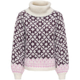 ONLY ONLY Damen Rollkragen Knit Birch Fig/Cyclamen