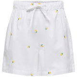 ONLY ONLY Damen Shorts ONLGRACE Restudsalg Bright White Lemon