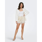 ONLY ONLY Damen Shorts ONLMENUS Shorts Birch WHITE LACE
