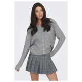 ONLY ONLY Damen Strick-Cardigan ONLMAGGIE Knit Light Grey Melange