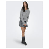 ONLY ONLY Damen Strick-Cardigan ONLMAGGIE Knit Light Grey Melange