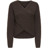 ONLY ONLY Damen Strick ONLMAGGIE Knit Coffee Bean Melange