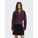 ONLY ONLY Damen Strickjacke ONLSIMONI Knit Mauve Wine MELANGE