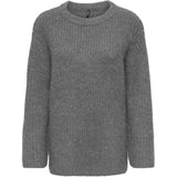 ONLY ONLY Damen Strickpullover ONLMAGGIE Knit Medium grey melange