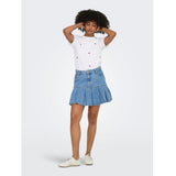ONLY ONLY Damen T-Shirt ONLKETTY T-shirt bright white strawberry