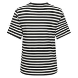 ONLY ONLY Damen T-Shirt ONLLIVINA Top Black Cloud dancer cherry emb chest