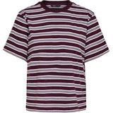 ONLY ONLY Damen T-Shirt ONLLIVNIA T-shirt Burgundy CD TRIPLE