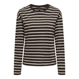 ONLY ONLY Damenbluse ONLNEW LS Tee Black Coffee Birch