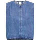 ONLY ONLY Damenoberteil ONLVIGGA Restudsalg Medium blue denim