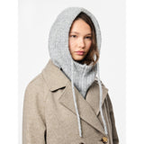 PIECES PIECES Damen Balaclava PCNAMBI Hats Light Grey Melange