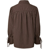 PIECES PIECES Damen Bluse PCMAYA Shirt Hot Fudge Birch