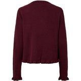 PIECES PIECES Damen Cardigan PCAMOS Cardigan Winetasting Melange