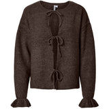 PIECES PIECES Damen Cardigan PCSALLY Cardigan Hot Fudge Melange