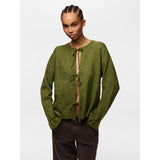PIECES PIECES Damen Cardigan PCSALLY Cardigan Sphagnum MELANGE