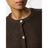 PIECES PIECES Damen Cardigan PCSILLY Cardigan Hot Fudge Melange