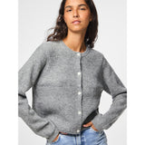 PIECES PIECES Damen Cardigan PCSILLY Cardigan Medium grey melange