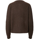PIECES PIECES Damen Cardigan PCSILLY Cardigan Hot Fudge Melange