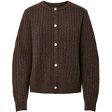 PIECES PIECES Damen Cardigan PCSILLY Cardigan Hot Fudge Melange