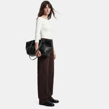 PIECES PIECES Damen Hosen PCRIKKE Pant Hot Fudge