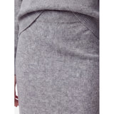 PIECES PIECES Damen Rock PCSALLY Skirt Medium grey melange