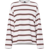 PIECES PIECES Damen T-Shirts PCMila T-shirt Coffee Quartz ROSEATE SPOONBILL/CLOUD DANCER