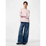 PIECES PIECES Damen Top PCSADIE Blouse Bright White ROSEATE SPOONBILL