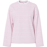 PIECES PIECES Damen Top PCSADIE Blouse Bright White ROSEATE SPOONBILL