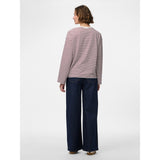 PIECES PIECES Damen Top PCSADIE Blouse Cloud Dancer TAWNY PORT