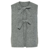 PIECES PIECES Damen Weste PCSILLY Restudsalg Medium grey melange