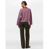 PIECES PIECES Damen strick PCJASSY Knit Raspberry Radiance ROSEATE SPOONBILL