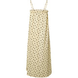PIECES PIECES Damen kleid PCPARKER Dress French Vanilla Brown polka dots