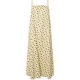 PIECES PIECES Damen kleid PCPARKER Dress French Vanilla Brown polka dots