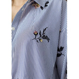 Sisters Point SISTERS POINT Damen Bluse ENOLA Shirt Navy Emb