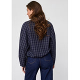 Sisters Point SISTERS POINT Damen Hemd EDWIN Shirt Navy Check
