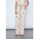 Sisters Point SISTERS POINT Damen Hose ELLA Pant Green Coral Graphic