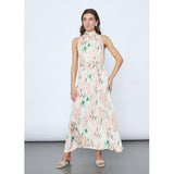 Sisters Point SISTERS POINT Damenkleid EMILY Dress Green Coral Graphic