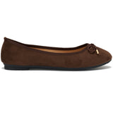 SHOES Tanja Damen Ballerina Schuhe W2300 Shoes Marrone