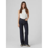 Vero Moda VERO MODA DAMEN JEANS VMTESSA Restudsalg Dark Blue Denim Rinse