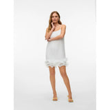 Vero Moda VERO MODA DAMEN KLEID VMNOVA Restudsalg Snow white