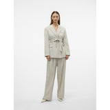 Vero Moda VERO MODA Damen Blazer VMOMARI Restudsalg Light Grey Melange
